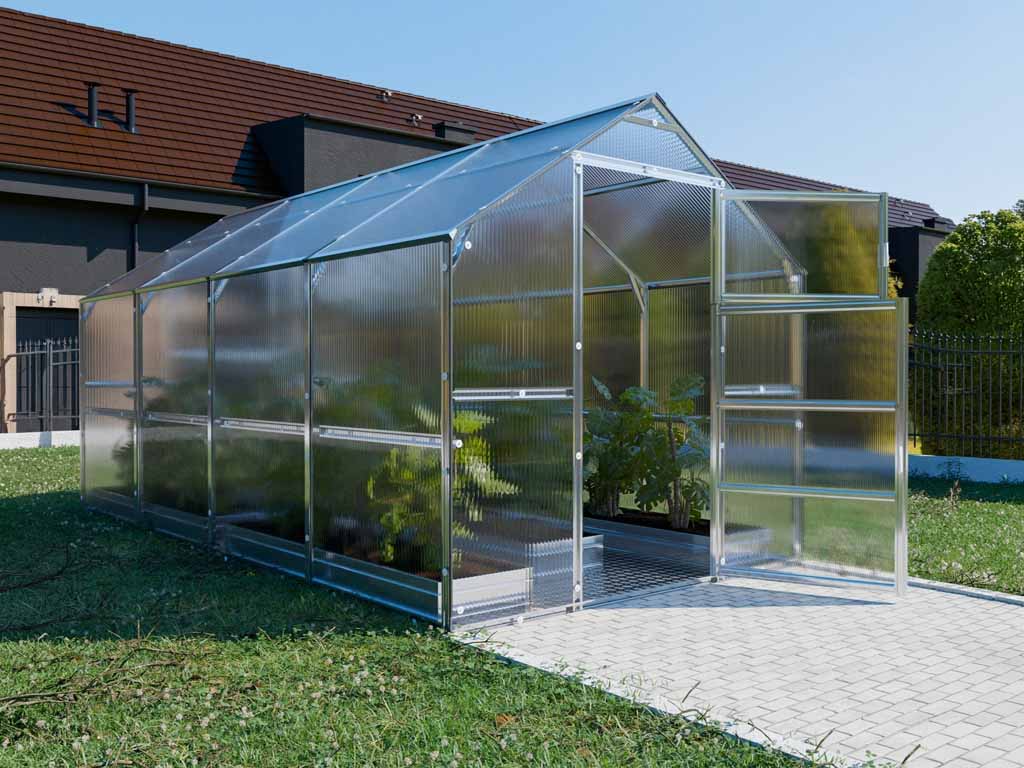 Záhradný skleník LEGI RUBARB 5 x 2,35 m, 4 mm