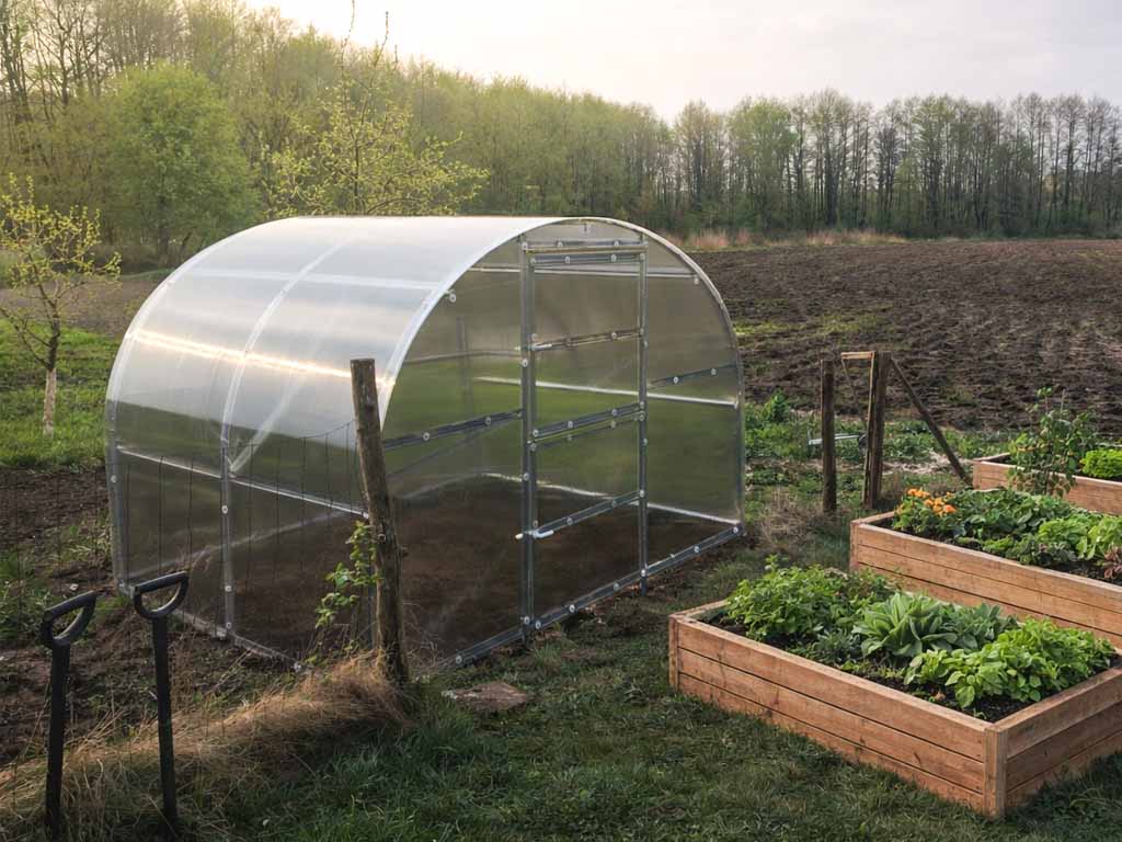 Záhradný skleník LEGI KALE 10 x 3 m, 4 mm