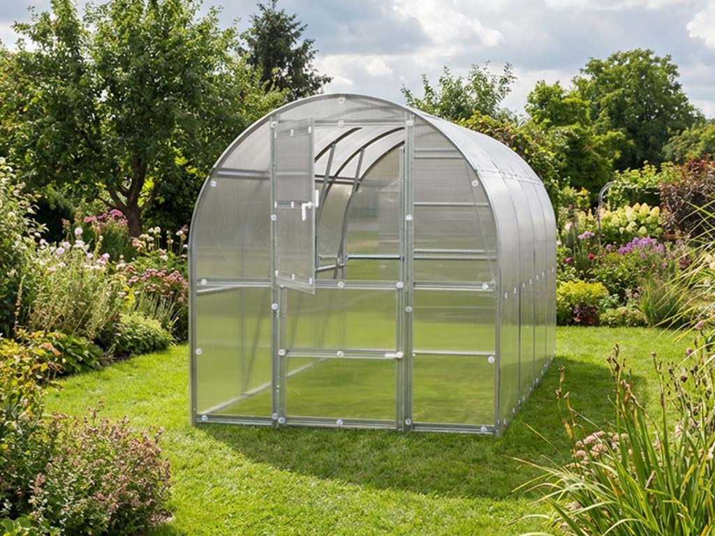 Záhradný skleník LEGI MINT 4 x 2 m, 4 mm