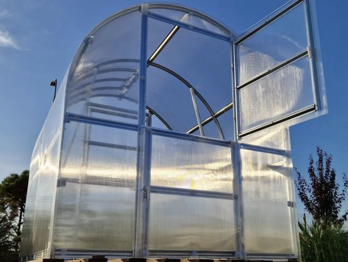 Záhradný skleník LEGI MINT 4 x 2 m, 6 mm