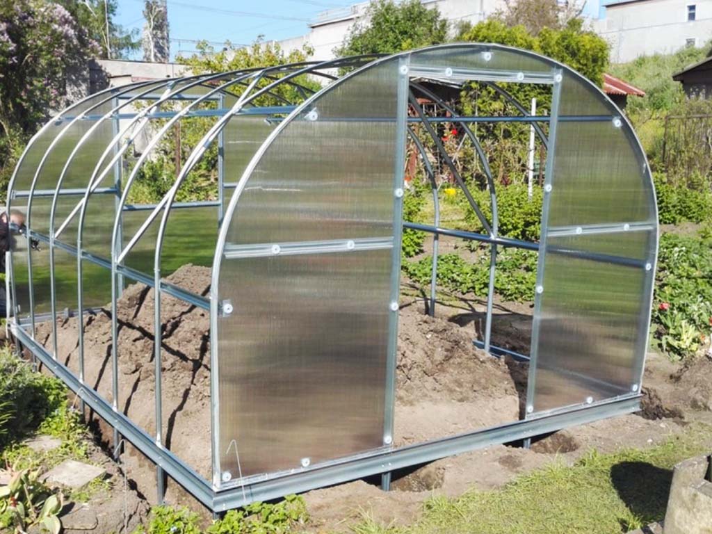 Záhradný skleník LEGI CELER 4 x 3 m, 4 mm