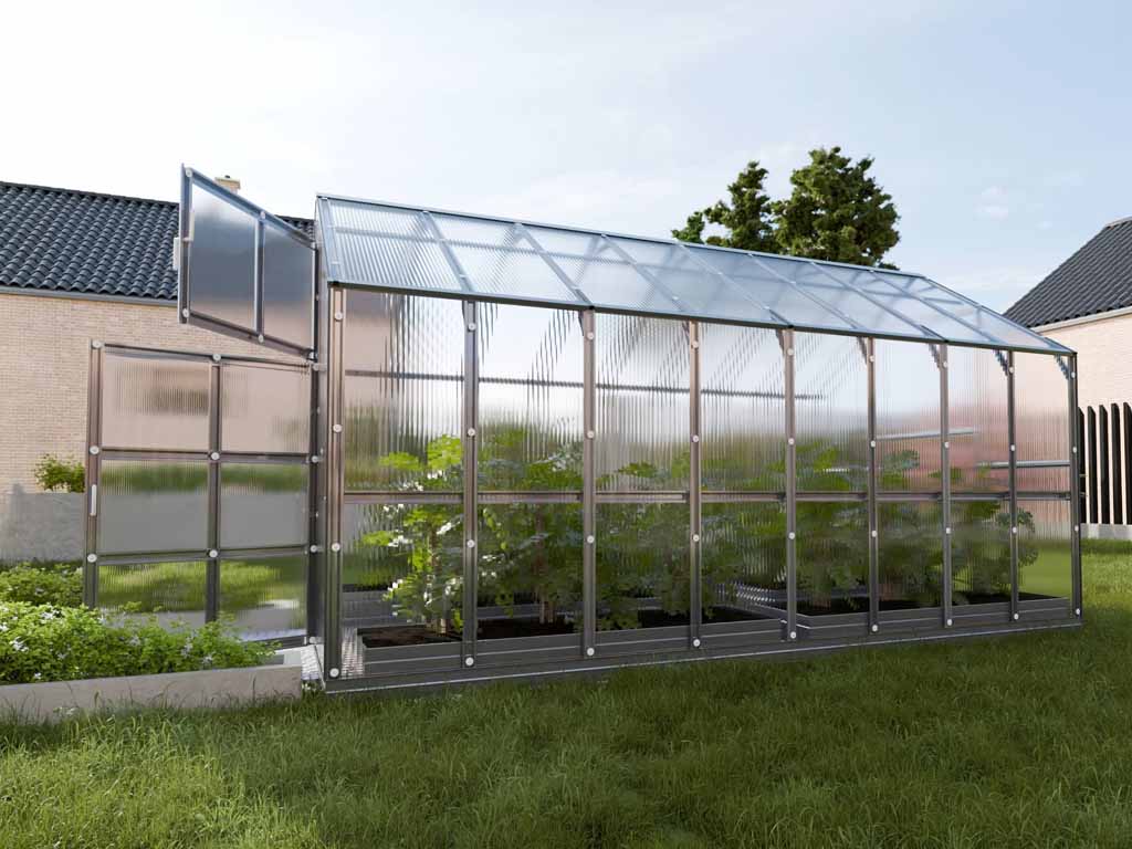 Záhradný skleník LEGI RADISH 2,1 x 2,4 m, 6 mm