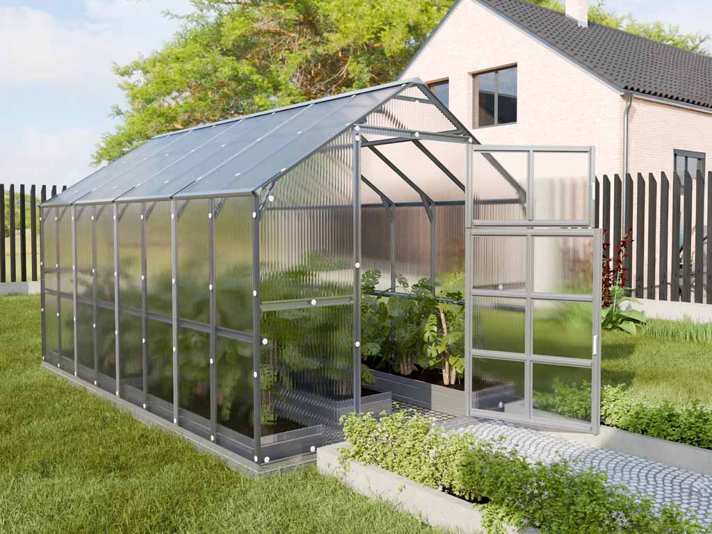 Záhradný skleník LEGI RADISH 2,1 x 2,4 m, 6 mm