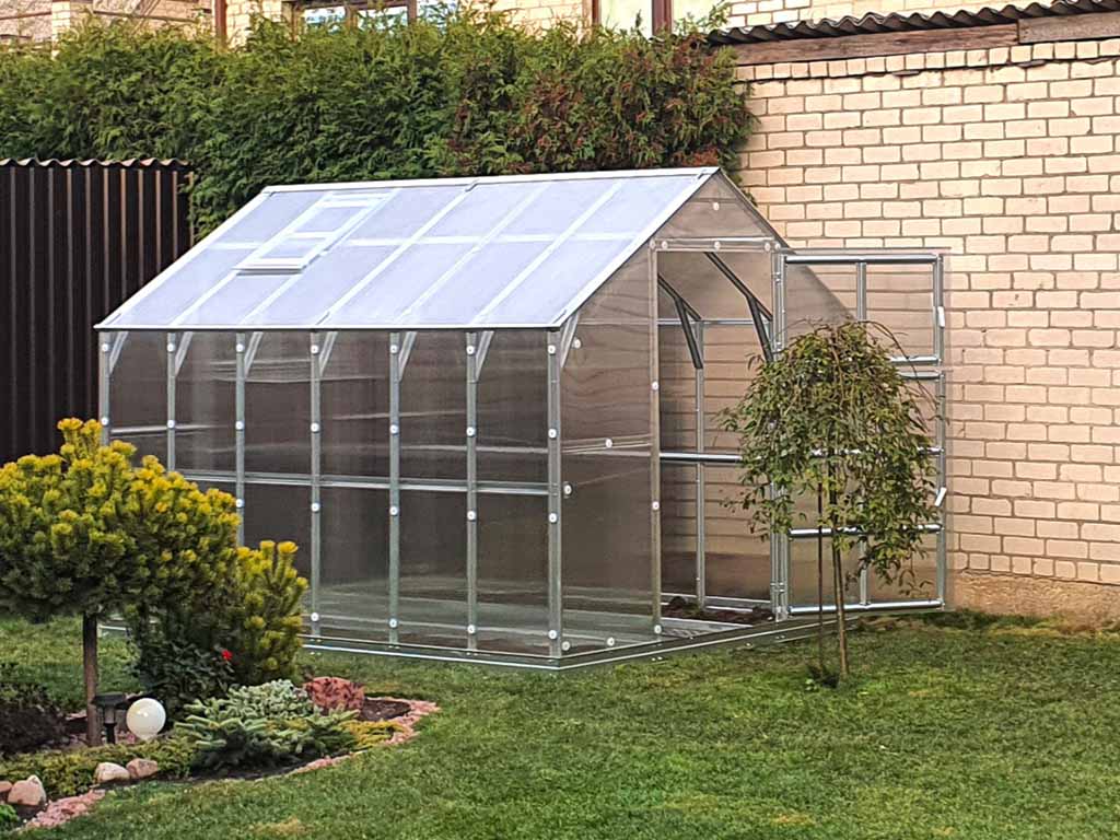 Záhradný skleník LEGI RADISH 3,2 x 2,4 m, 6 mm