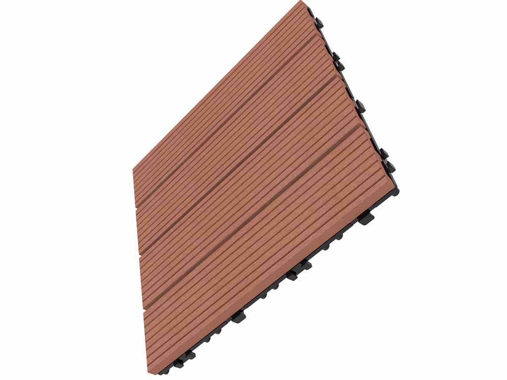 WPC dlaždica LEGI BASE 30 x 30 cm, chocolate