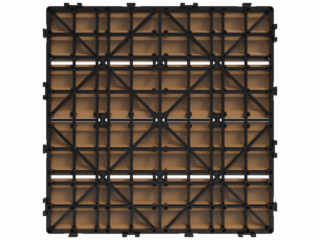 WPC dlaždica LEGI BASE 30 x 30 cm, teak