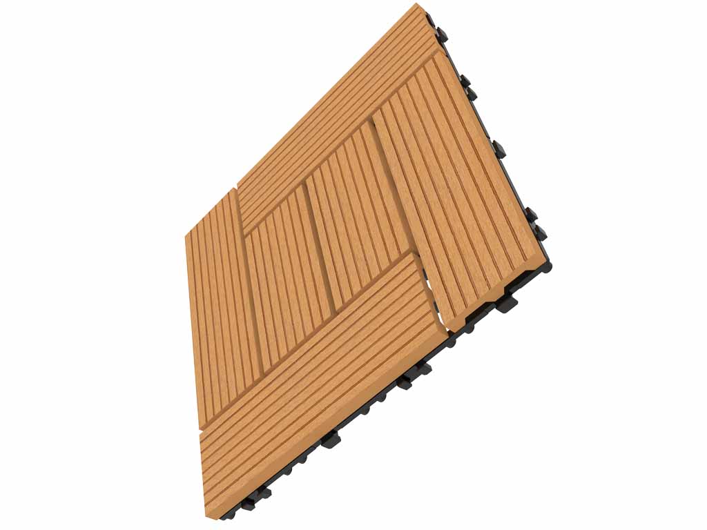 WPC dlaždica LEGI STYLE 30 x 30 cm, teak