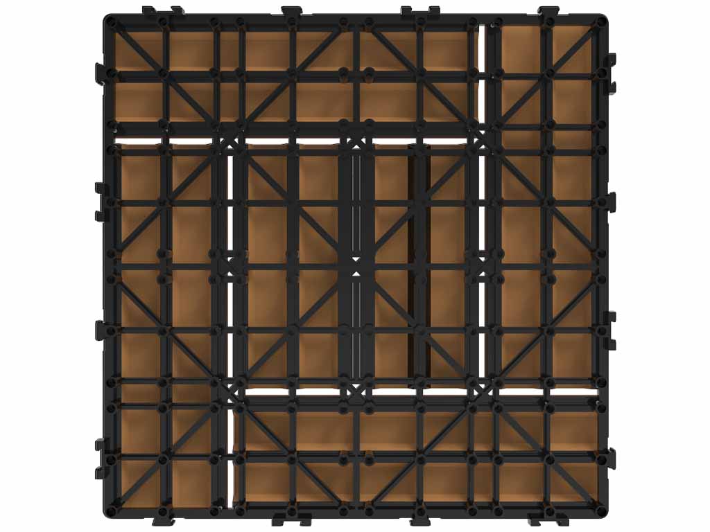 WPC dlaždica LEGI STYLE 30 x 30 cm, teak