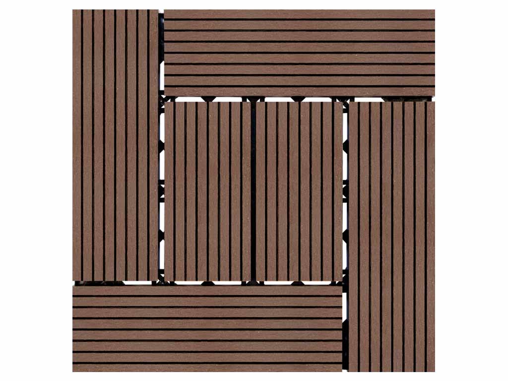 WPC dlaždica LEGI STYLE 30 x 30 cm, coffee