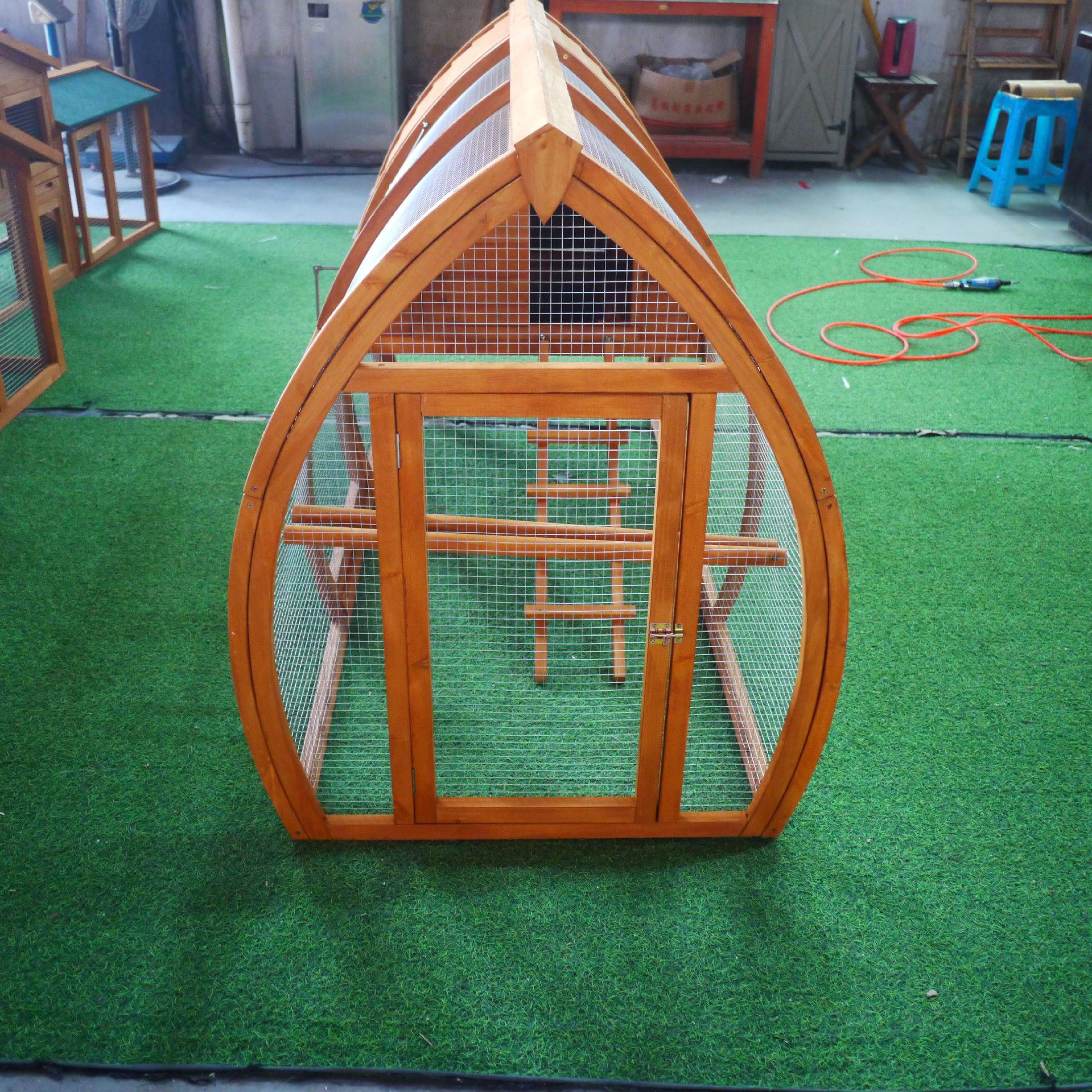 Drevený kurník KENNIVA SUE 2080 x 820 x 1030 mm