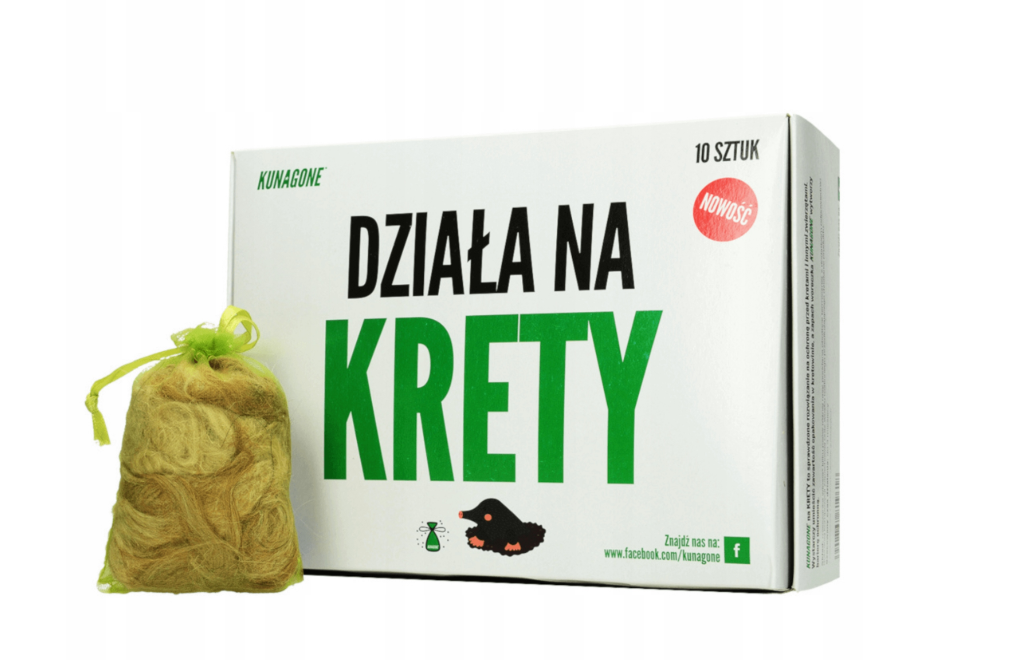 E-shop Kunagone Pachový odpudzovač krtkov KUNAGONE, set 10 ks