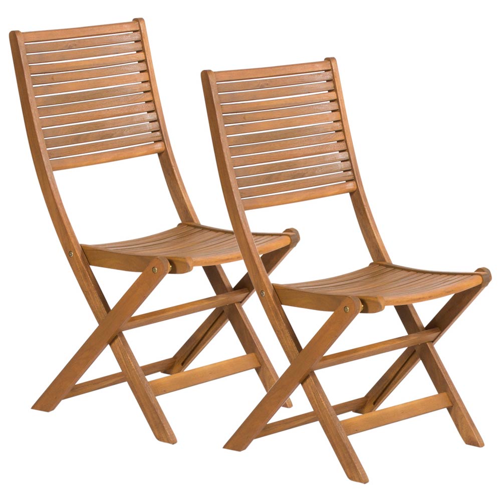 E-shop Skladacia záhradná stolička 2 kusy FIELDMANN FDZN 4012-T FD50001892
