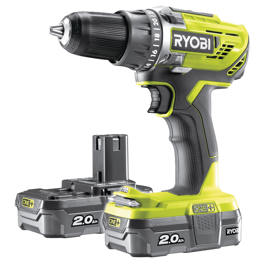 E-shop AKU Vŕtačka/skrutkovač RYOBI R18DD3-220S 18V + akumulátor + nabíjačka RY5133003348
