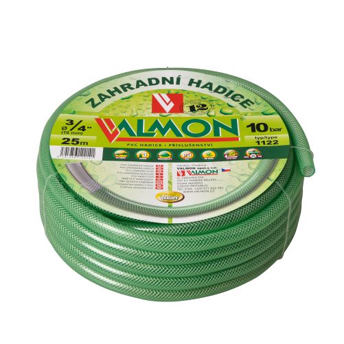 E-shop Záhradná hadica VALMON 1122 3/4" (19.0/26.0), 10 m, priehľadná zelená MA486052