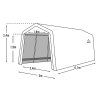 Plachtová garáž SHELTERLOGIC 3,0 x 6,1 m - 62634EU