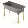 Kvetináč RESPANA PLANTER WOOD HIGH sivý kameň 78 cm