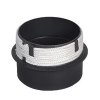 2241 prechodka do komina 200 200 mm d 160 mm t 1 5 mm s tes povrazcom cierna