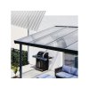 Hliníková pergola Terrassendach Premium 3,09 x 3,06 m - číry polykarbonát/biela