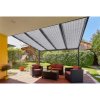 Hliníková pergola Terrassendach Premium 4,10 x 3,06 m - číry polykarbonát s pruhmi/antracit