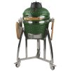 Gril Strend Pro Kamado Egg 16", priemer 33,50 cm, gril výška 73 cm, zelený, 40x57x97,50 cm