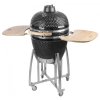 Gril Strend Pro Kamado Egg 21", priemer 46,7 cm, gril výška 91 cm, čierny, 130x73x122 cm
