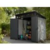 Domček Keter ARTISAN 7x7, antracit/sivá, 214x218x226 cm, UV, DUOTECH™