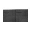 35119 18 obojstranna gumova dlazdica brickface 40 x 40 cm siva