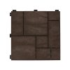 35134 5 gumova dlazdica stone mosaic 30 x 30 cm hneda