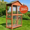 3514740 2 voliera pro ptaky velikost xl masivni drevo 122 x 60 x 177 cm