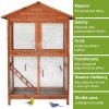 3514740 5 voliera pro ptaky velikost xl masivni drevo 122 x 60 x 177 cm