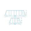 Bazén BESTWAY Power Steel Frame 4,12 x 2,01 x 1,22 m - 56457