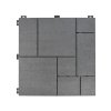 3538522 gumova dlazdice stone mosaic 30 x 30 cm svetle seda