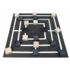 39138 gumova dlazba herny mlyn s figurkami 100 x 100 cm cierna