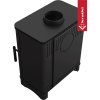Krbové kachle KRATKI KOZA VEGA (130mm), čierna