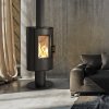 41790 krbove kachle kratki koza ab s ocelovou hornou doskou a nohou cierna