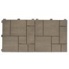 gumová dlaždica Stone Mosaic hnedý dub 3
