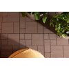 3547219 8 gumová dlaždica Stone Mosaic 30 x 30 cm hnedý dub