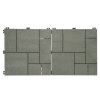 gumová dlaždica Stone Mosaic 30 x 30 cm zelená 6