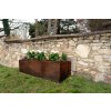 Vyvýšený záhon Corgarden ALTO 1010 69 x 136 x 52 cm Corten