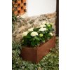 Zahradní květináč Corgarden LINE 1006 40 x 120 x 30 cm Corten