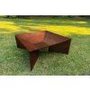 Zahradní ohniště Corgarden FOCUS 1017 70 x 70 x 30 cm Corten