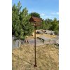 198 3 corgarden ptaci krmitka stojan 1042 120 cm corten