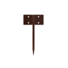 Corgarden URBIS SPOJKA ROVNÁ pro zahradní obrubníky 1032 25 x 10 cm Corten
