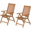 Skladacie záhradné kreslo 2 kusy FIELDMANN FDZN 4001-T