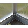 Polykarbonátový skleník VITAVIA TARGET 3800 PC 4 mm strieborný